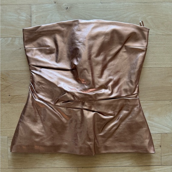 ZARA | Metallic Tube Top - Picture 1 of 4